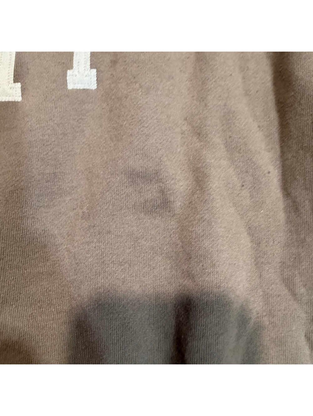 Reflex New York City Crewneck Sweatshirt Oversized Taupe Pullover M - Picture 3 of 9